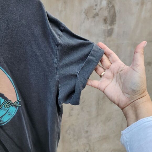 Revolve girl dangerous make waves distressed tee - Picture 5 of 6